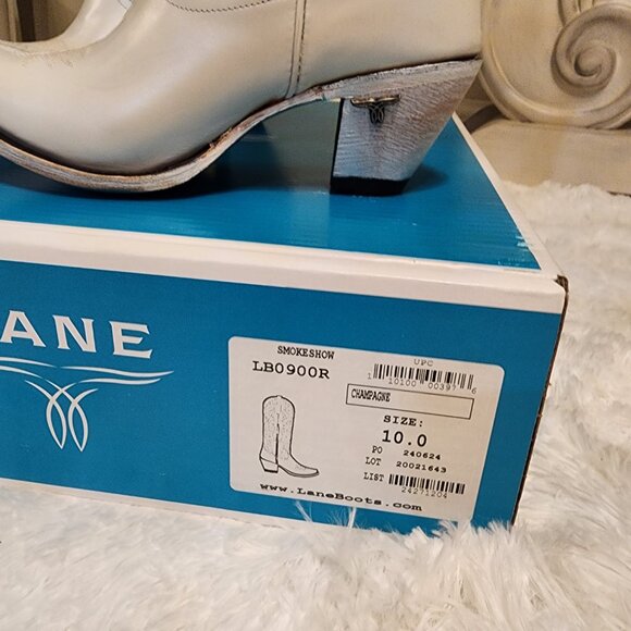 Lane Boots Smokeshow Pearl Champagne size 10 - Picture 5 of 6